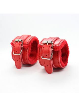 אזיקים אדומים בגימור פרוותי  "RED LOOYS"