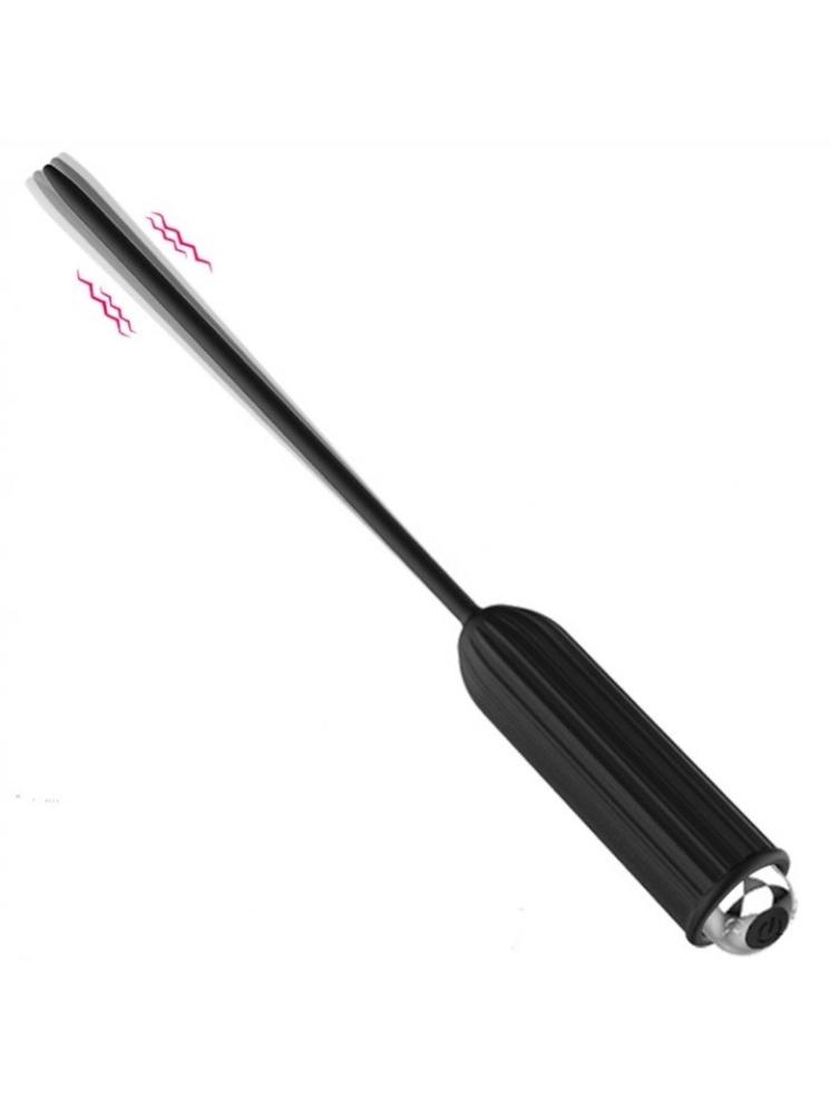 Urethral professional sounding Vibrator Adonis סאונדינג מקצועי מסיליקון רפואי, נטען בעל 10 מהירויות  