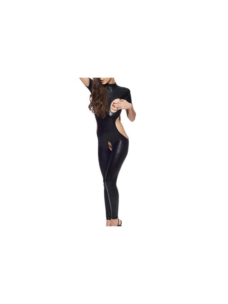 אוברול סקסי מויניל פתוח במקומות הנכונים  Nyx