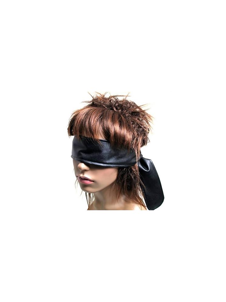 כיסוי עיניים יוקרתי מעור
