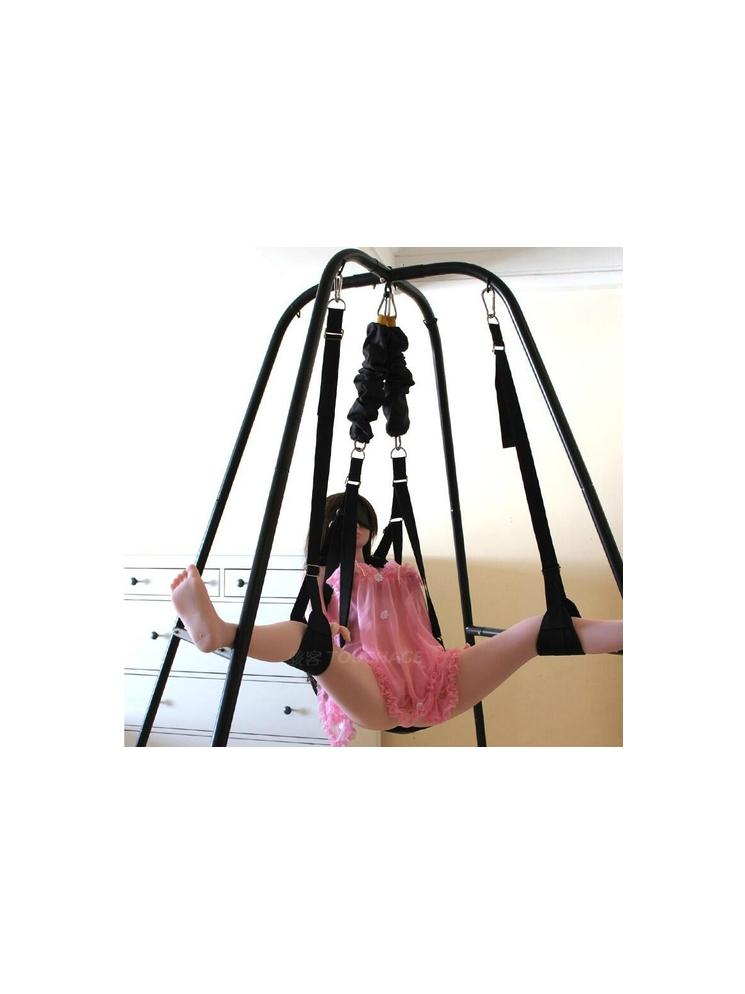 נדנדת סקס מקצועית עם סטנד ממתכת "Fantasy Swing"