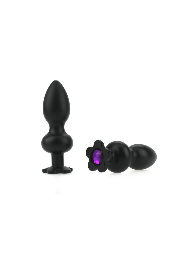 פלאג אנאלי יפייפה עשוי אלומיניום שחור "Vega"
